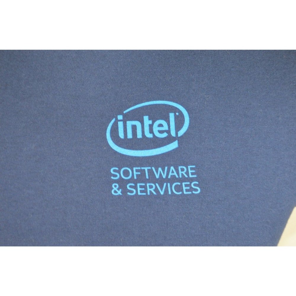 Intel Software Blue Code Benders Develop T Shirt S - image 3